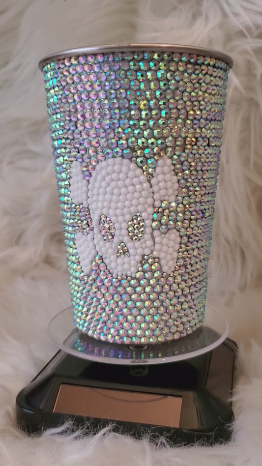 Custom rhinestone tumber and drinkware